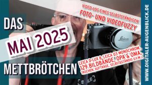 Fotograf und Videograf Jörg Langer aus dem Hochtaunuskreis - Videolog Mai 2025