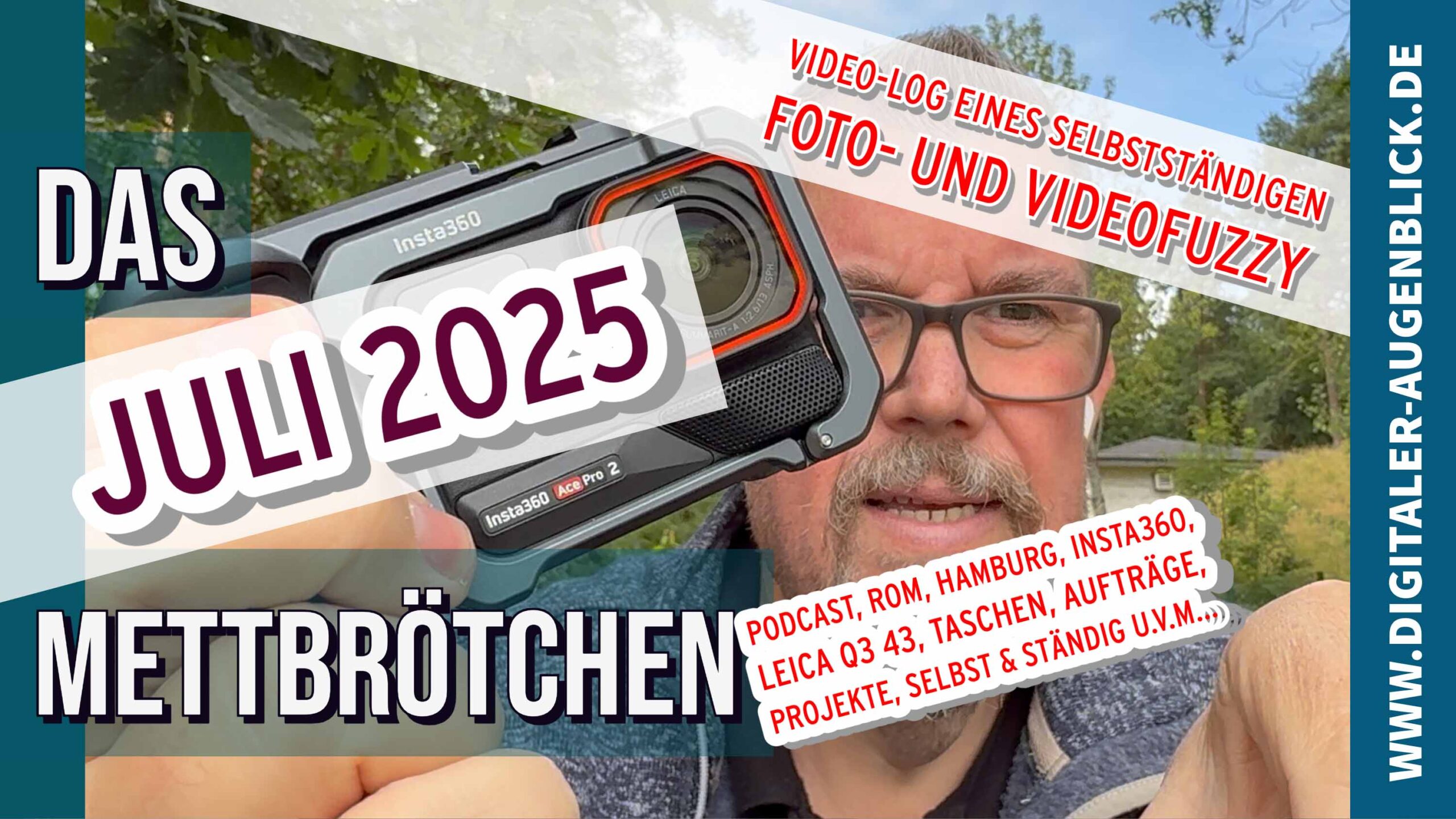 Fotograf und Videograf Jörg Langer schnackt aus seinem Alltag aus dem Monat Juli in diesem Vlog.