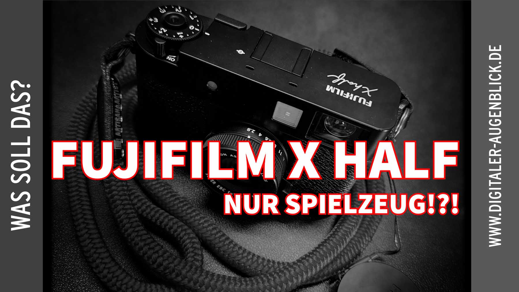 Fotograf und Videograph Jörg Langer aus dem Hochtaunuskreis berichtet über die FUJIFILM X half Kamera