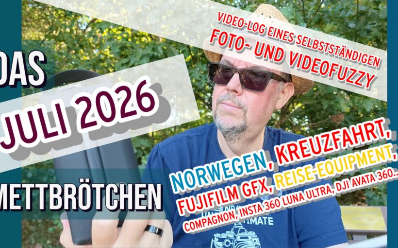 Jörg Langer auf der AIDA-Norwegenreise beim Mettbrötchen Juli 2026