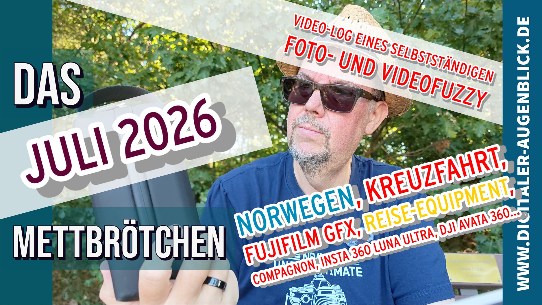 Jörg Langer auf der AIDA-Norwegenreise beim Mettbrötchen Juli 2026
